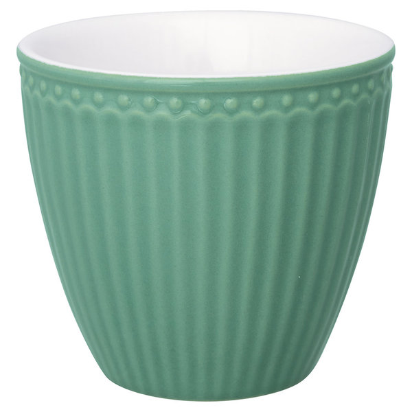 GreenGate Latte Cup Alice / Dusty Green